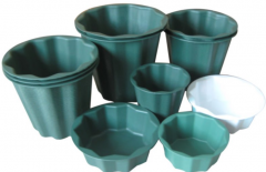 Round plastic flower planter pot-Bozong Greenhouse