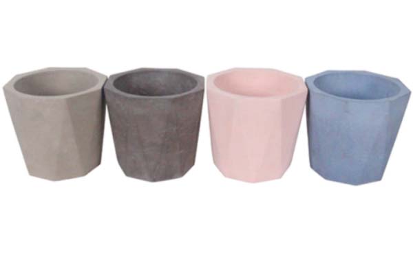 Large square decorative plastic flower Pot（four pieces）