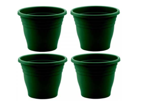 Round Plastic Flower Pot for Greenhouse
