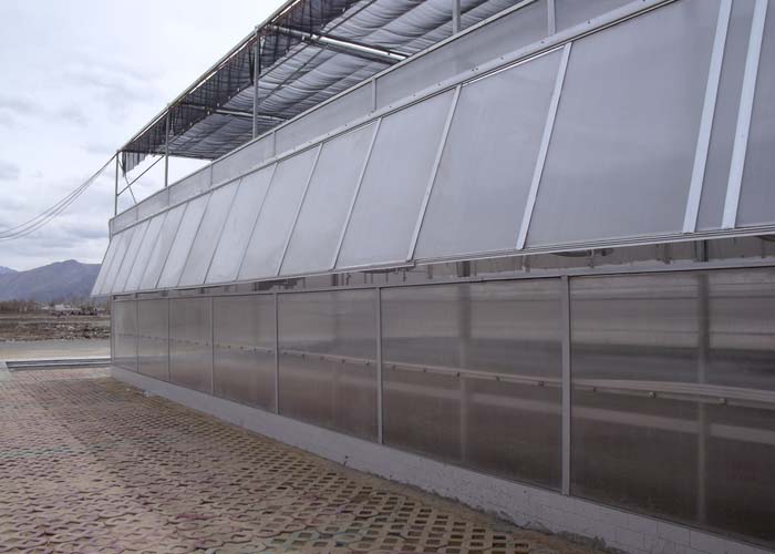  Greenhouse  With Polycarbonate  Roof Panels  Bozong China 