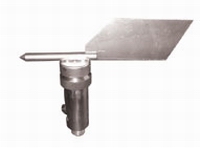 Wind vane for measuring wind direction at a greenhouse weather station